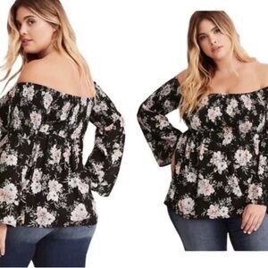 Torrid Floral Blouse